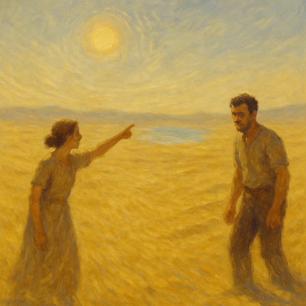 Alice and Bob in the Desert